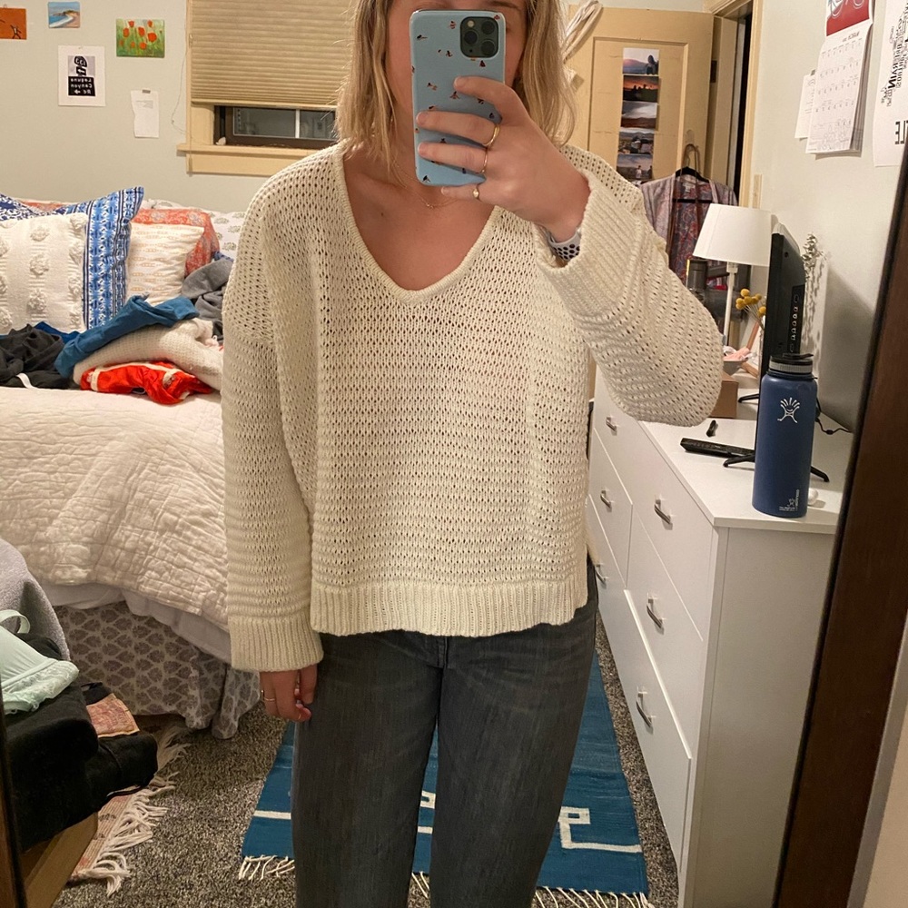 Chunky knit sweater
